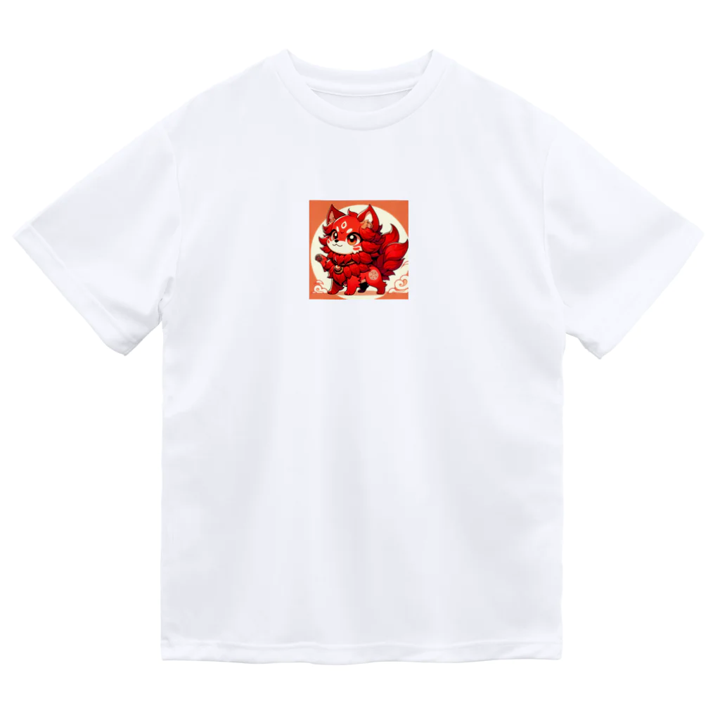 AutoArtistryのかわいいシーサーのアニメ風イラストグッズ Dry T-Shirt