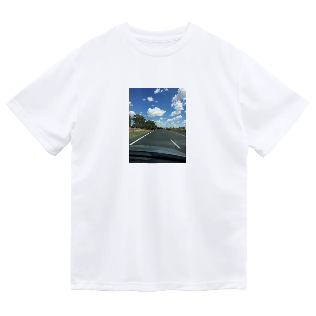 YASUE ABE JPのSend your location ドライTシャツ