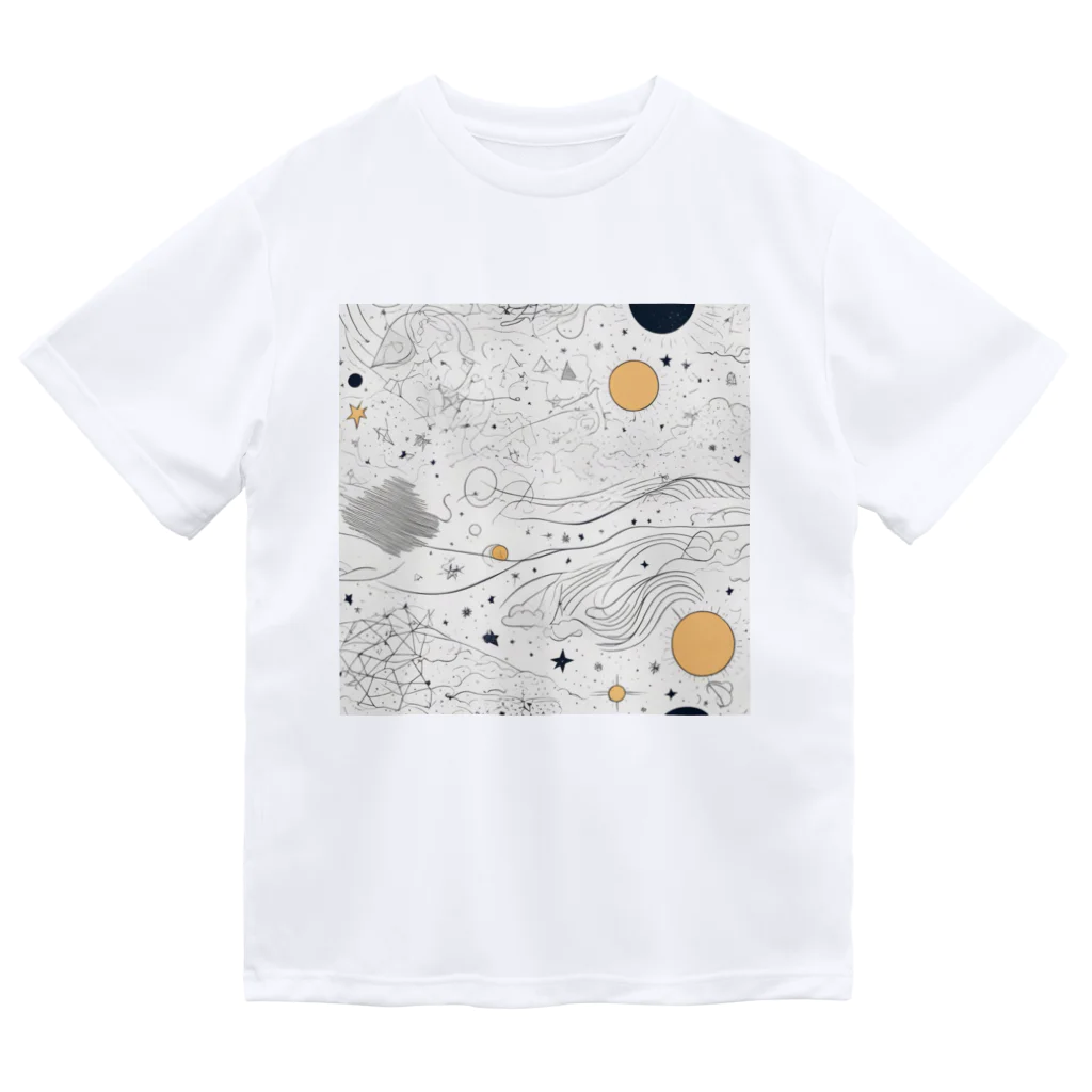 ANTARESの宇宙と銀河 ドライTシャツ