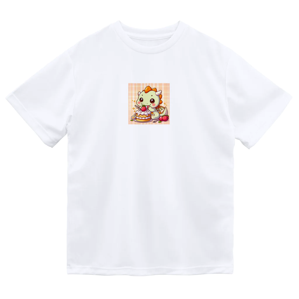 可愛らしいドラゴンのイラストグッズ店のかわいいドラゴンマスコットキャラクター ドライTシャツ