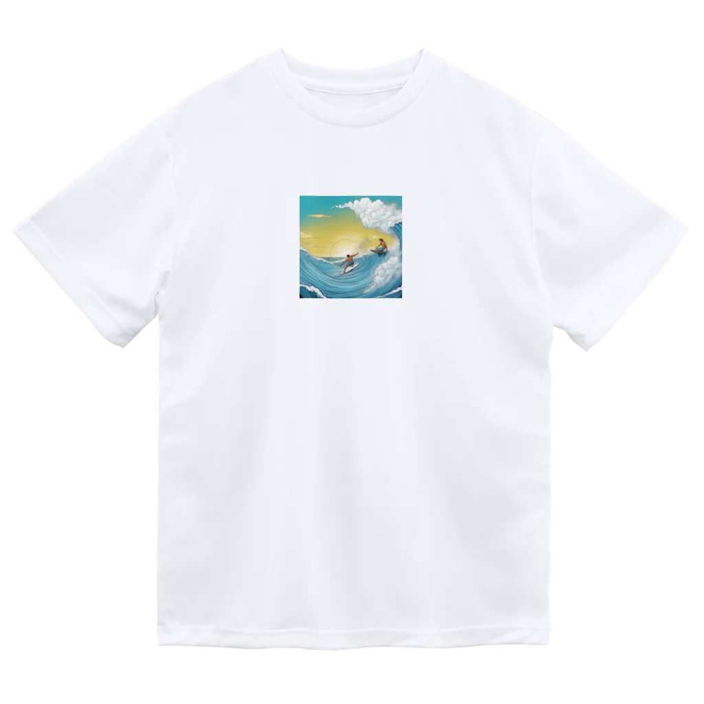 どうぶつやのハワイ　サーフィン Dry T-Shirt