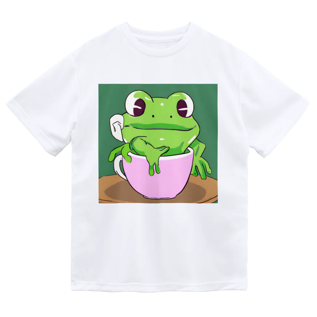 Louvreのかわいい蛙くん ドライTシャツ