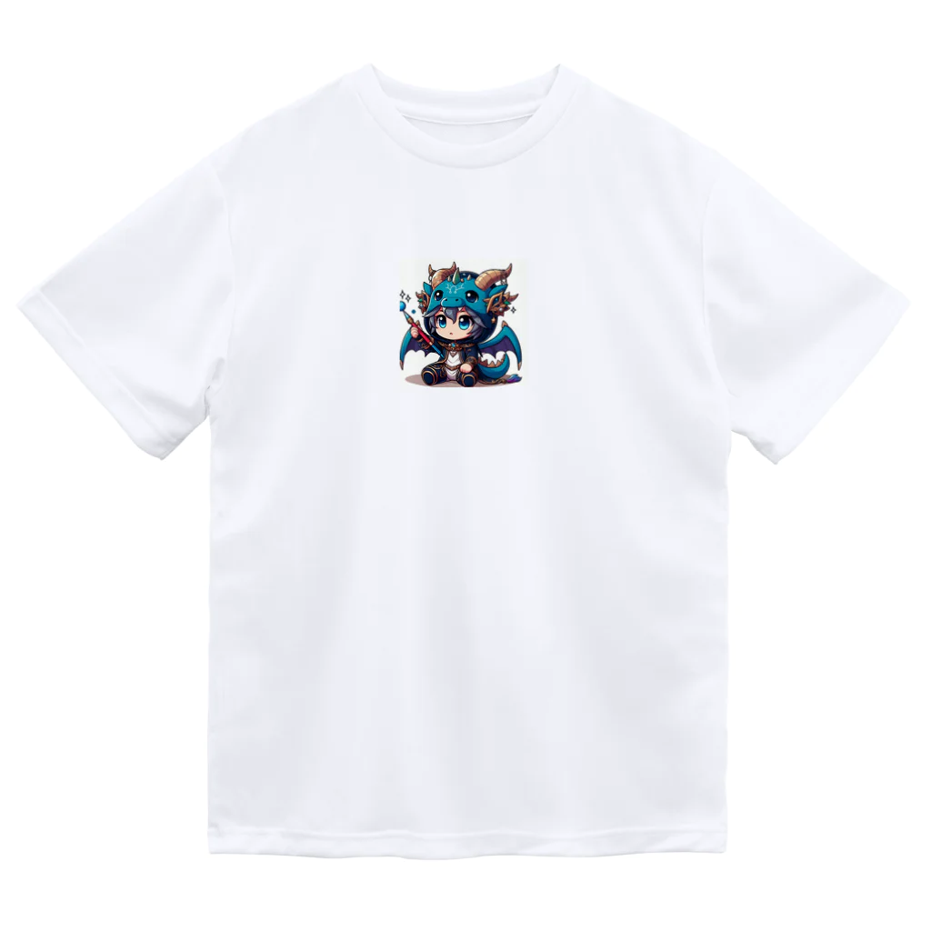 可愛らしいドラゴンのイラストグッズ店の可愛いドラゴンのマスコット Dry T-Shirt