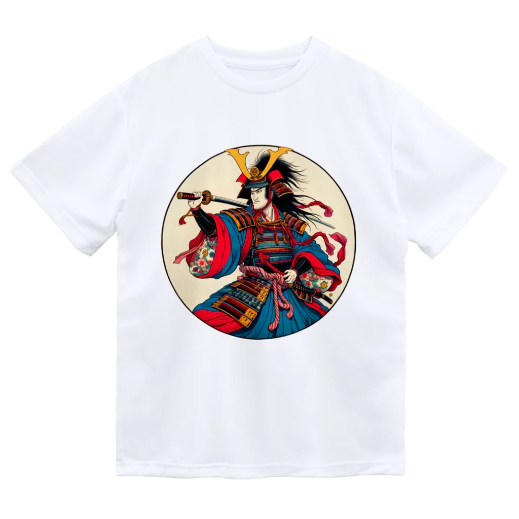 manyou-lab_Ukiyo-eの浮世絵 ド派手侍 Ukiyoe Flamboyant Samurai [UDS-DL-SR001-0003] ドライTシャツ