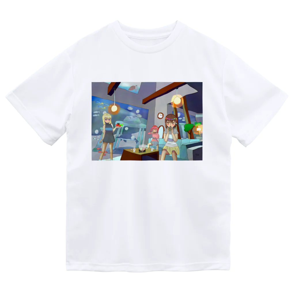 きなこもちの小屋２号店の海の中の家の鍋パーティー Dry T-Shirt