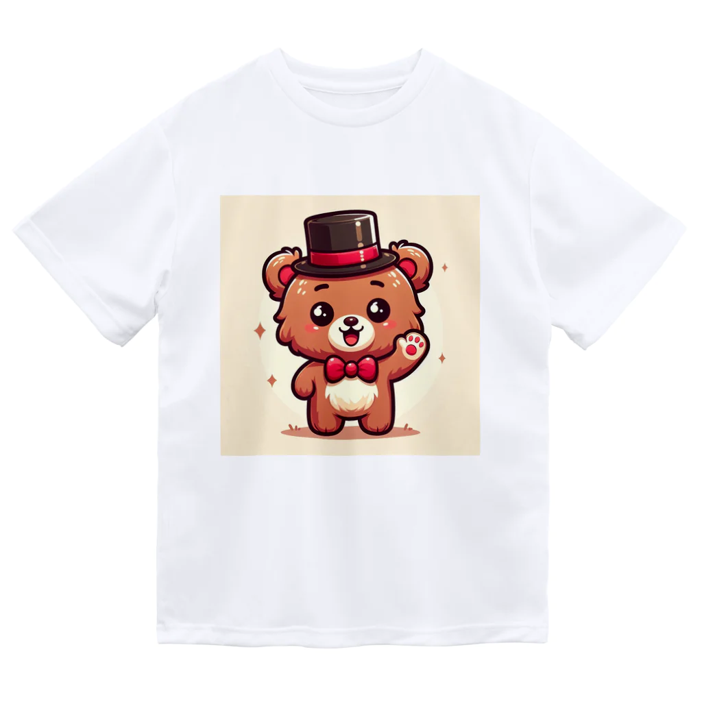 アニマルキャラクターショップのジェントルくまっち ドライTシャツ