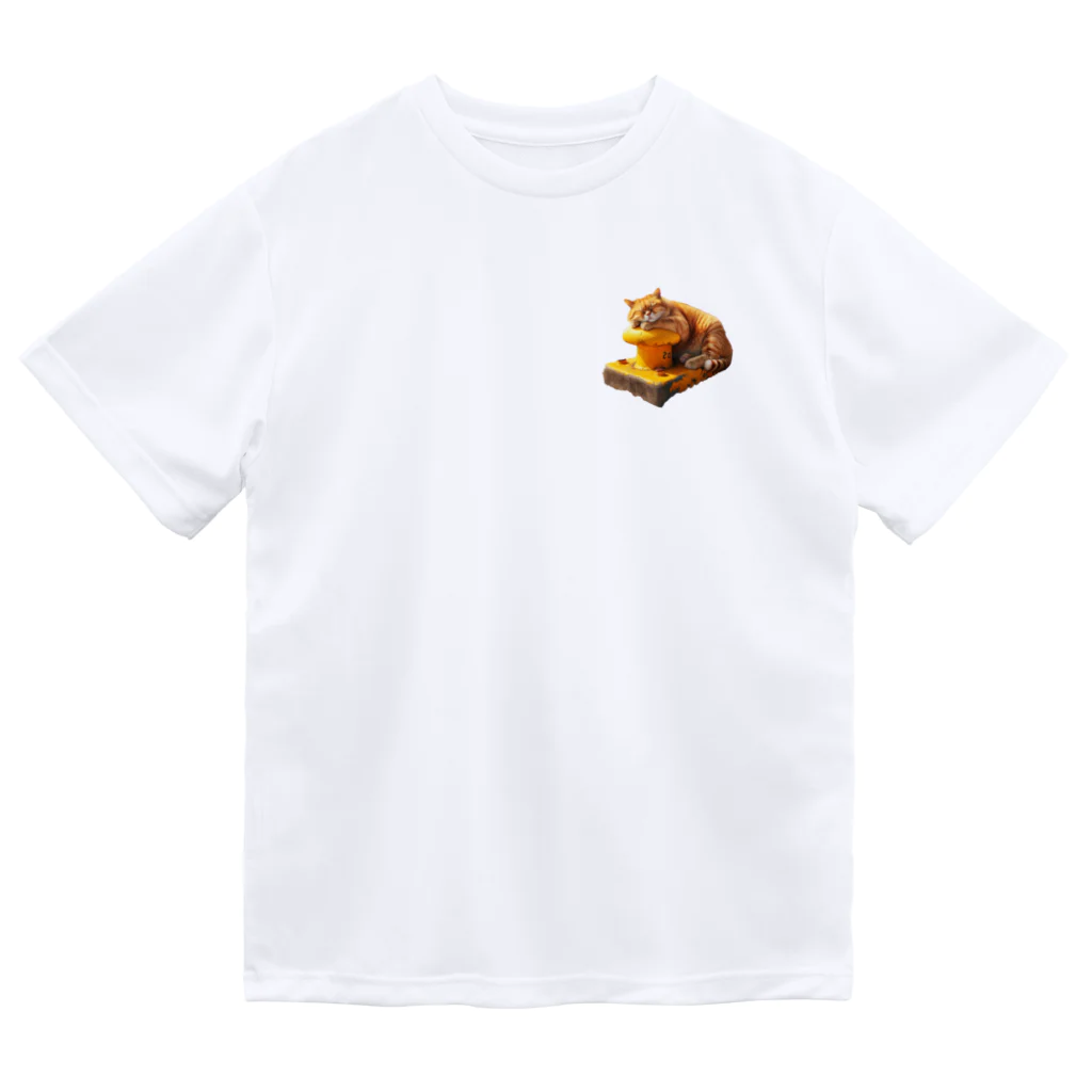 masaki1019のおひるね猫 ドライTシャツ