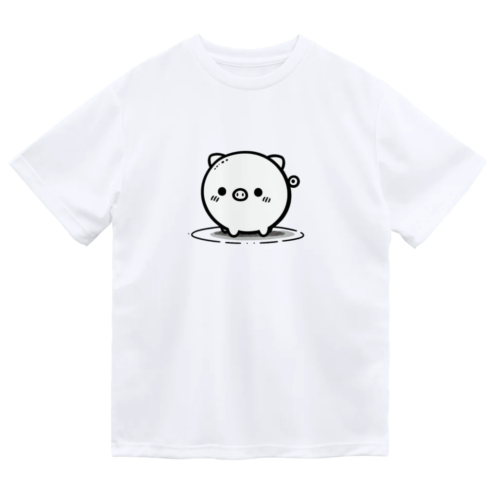 終わらない夢🌈のまんまる🐷ぶたちゃん😍 Dry T-Shirt