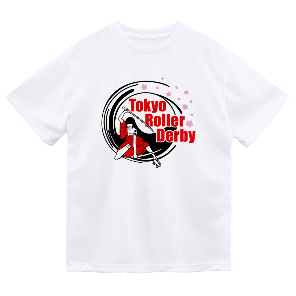 東京ローラーダービーのTRDロゴ Dry T-Shirt