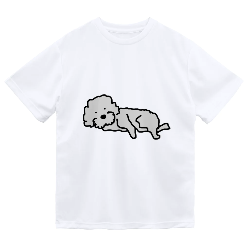 カール亭のなにか？とちょっ起きるワンさん　犬 Dry T-Shirt