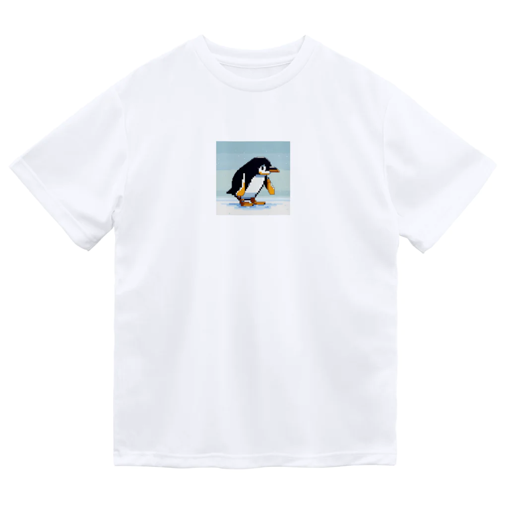 ulyssespomatsの歩いているペンギン ドライTシャツ