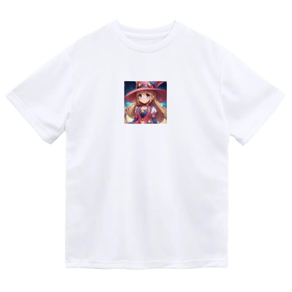 魔法使いギルドの魔法使いギルド　少女 ドライTシャツ