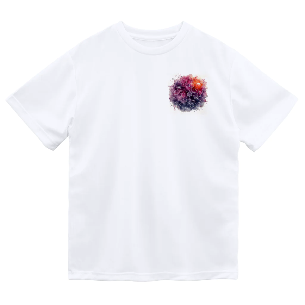 science closet（科学×ファッション）の惑星の化学反応式 Dry T-Shirt