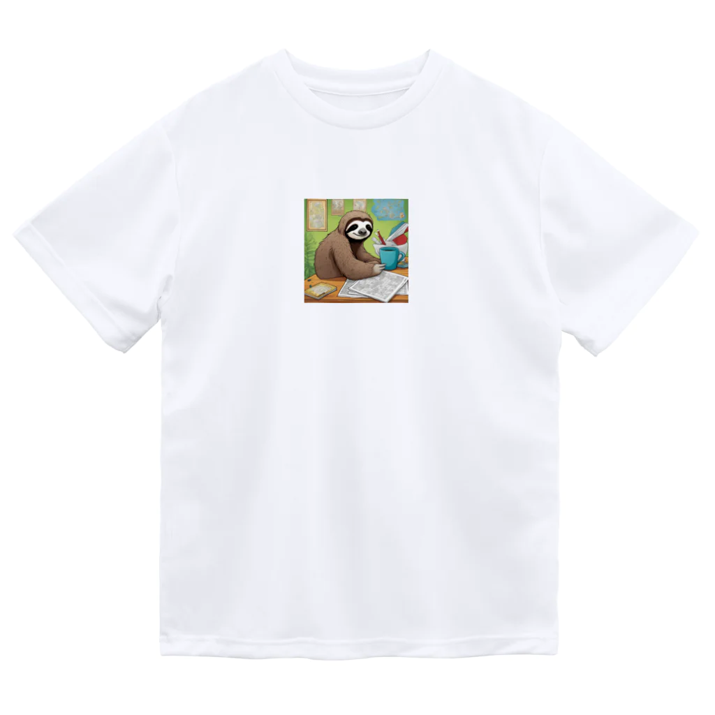 hobopoの"A Sloth Trying Various Things"  Dry T-Shirt