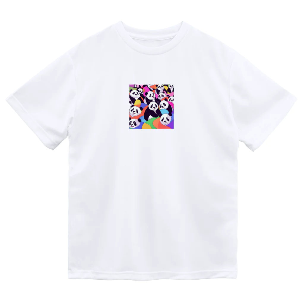 カラフルパンダズのカラフルパンダ大集合！ Dry T-Shirt