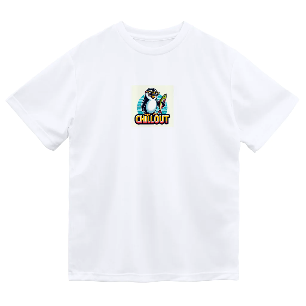 syankusunoboushi7のかっこいいペンギン ドライTシャツ