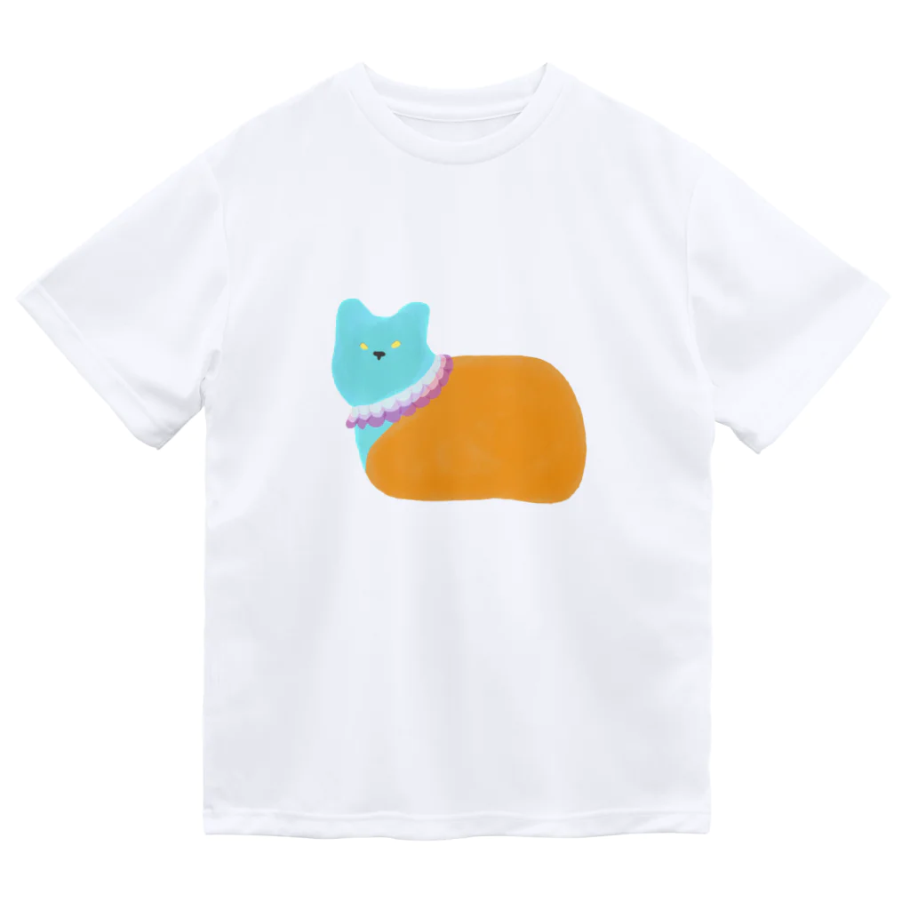 ロジローの丸っこいネコ神 ドライTシャツ