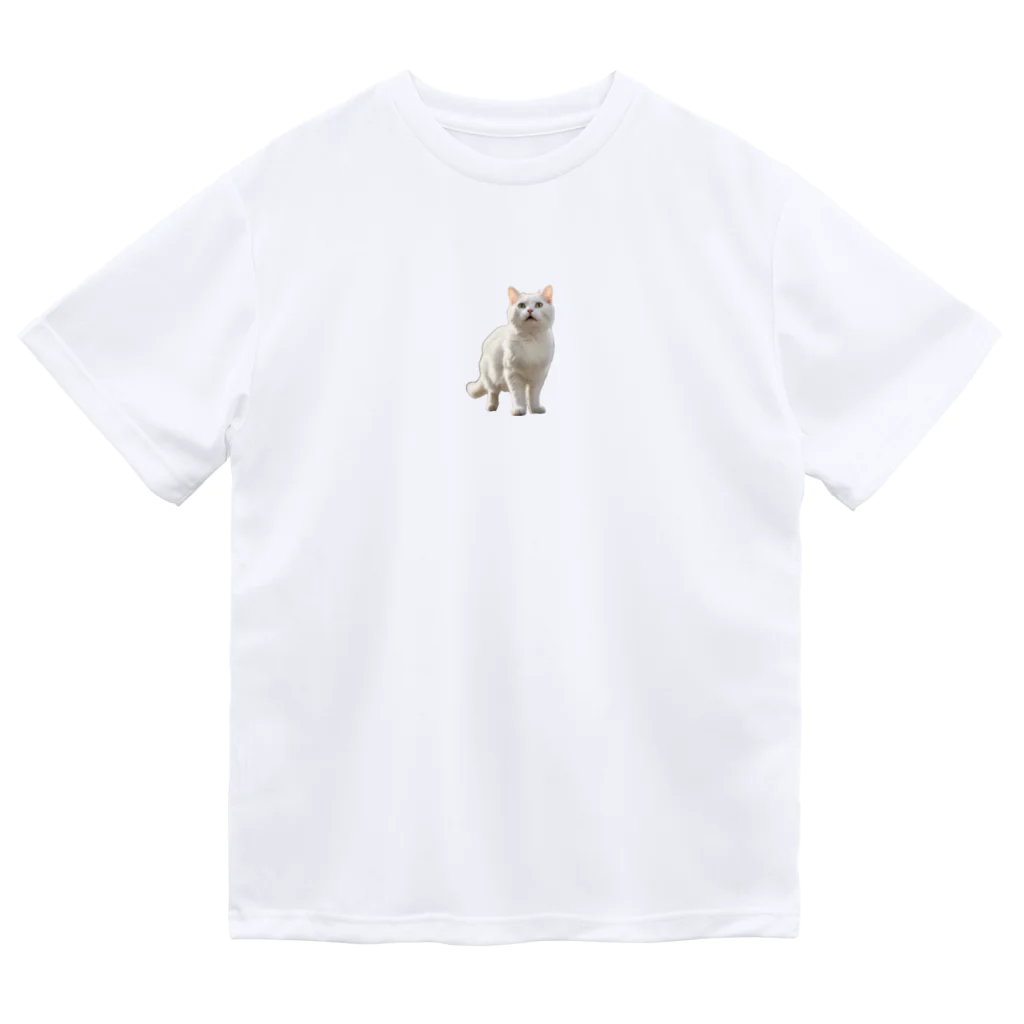 kiryu-mai創造設計の白猫ちゃん Dry T-Shirt