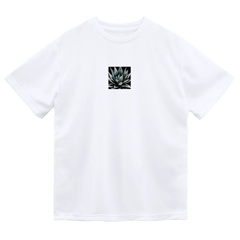 green artist のプランツパラダイスブラックアガベ ドライTシャツ