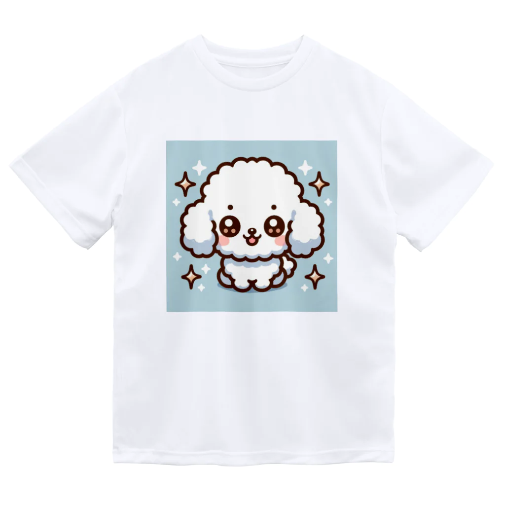 RyuReoの【ステッカー】ふわもこワンコ - にっこりver ドライTシャツ