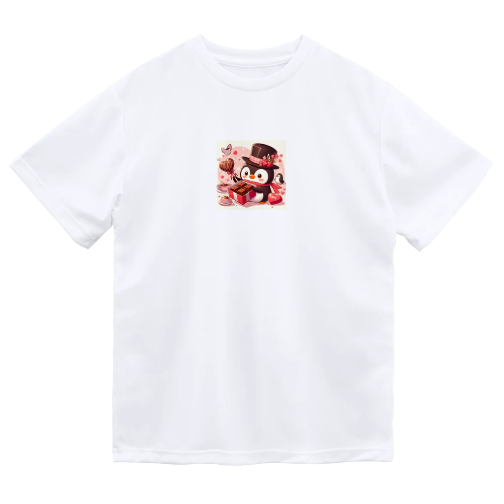 星パンダショップのチョコプレゼンツペンギン Dry T-Shirt