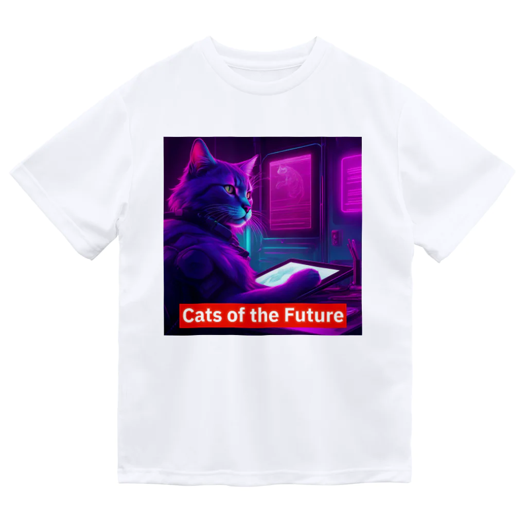 THE NOBLE LIGHTのCats of the Future ドライTシャツ