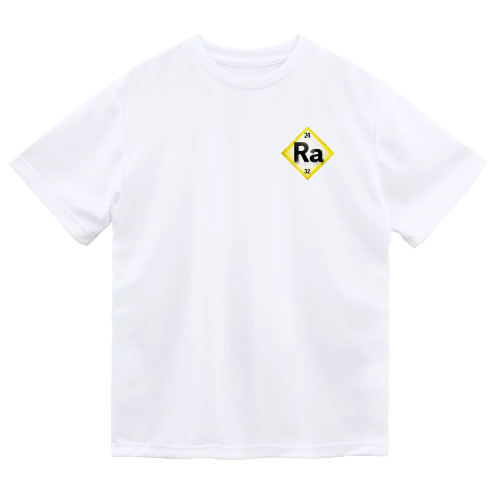 science closet（科学×ファッション）の元素シリーズ　~ラジウム Ra~ ドライTシャツ