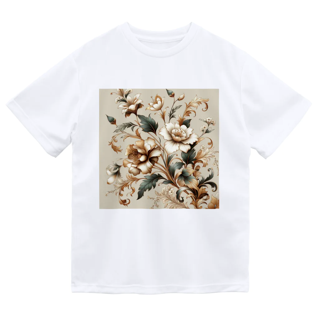 masa_innovatorのElegant Florals Dry T-Shirt