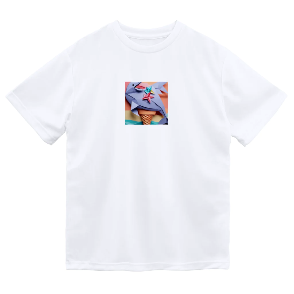 yumiceのice meets オリガミイルカ Dry T-Shirt