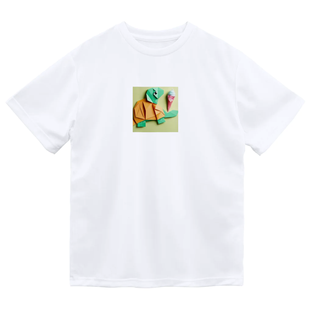 yumiceのice meets オリガミカメ Dry T-Shirt