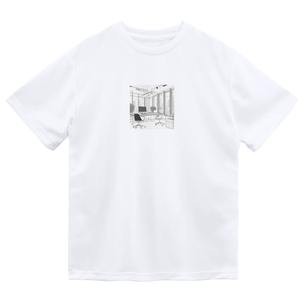 ZeroCreativeのグローバルノマッドオフィス Dry T-Shirt