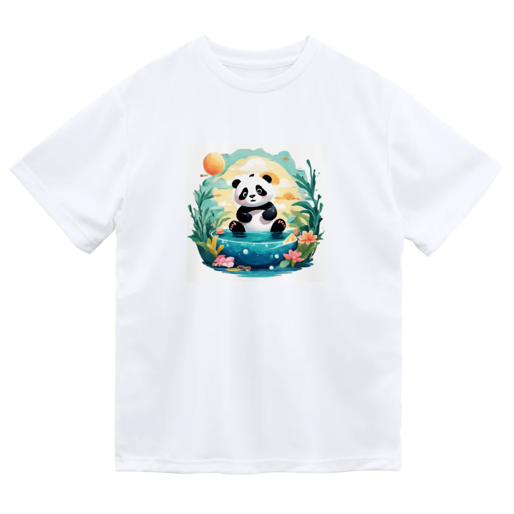 waterpandaの水辺のパンダ Dry T-Shirt