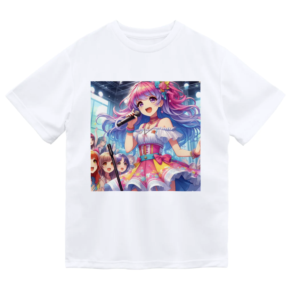 推しの美少女とアイドルの美少女系アイドル ドライTシャツ