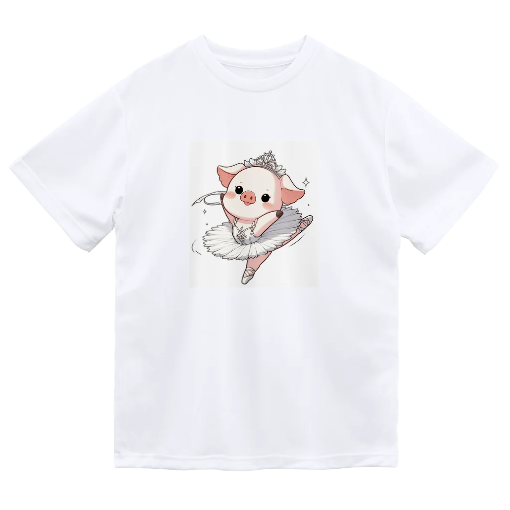 ポロムのおみせのこぶたオデット ドライTシャツ