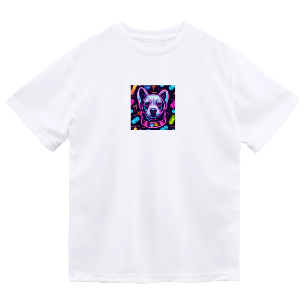 オダチャンショップのneon dog ドライTシャツ