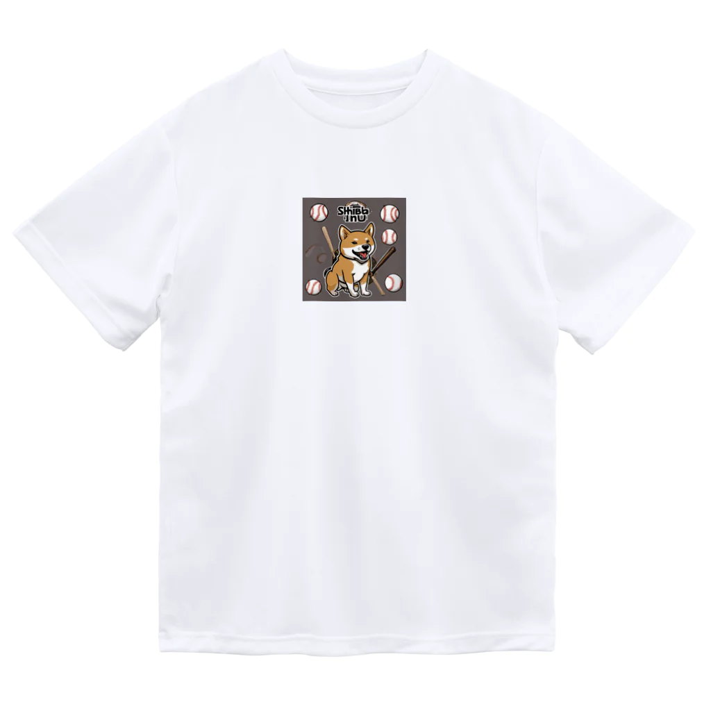 YRショップのかわいい柴犬グッズ 野球 Dry T-Shirt