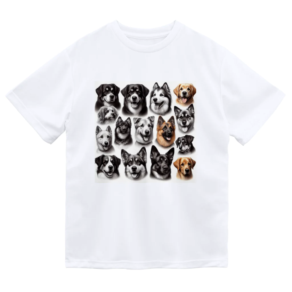 dogfulのかっこいい大型犬 Dry T-Shirt