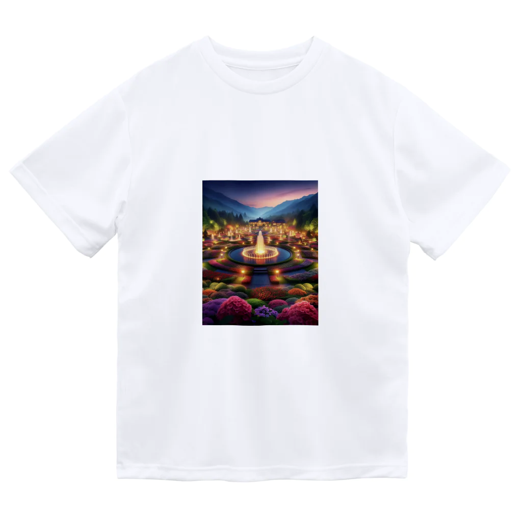 a_calming_siteのマジックアワーガーデン Dry T-Shirt