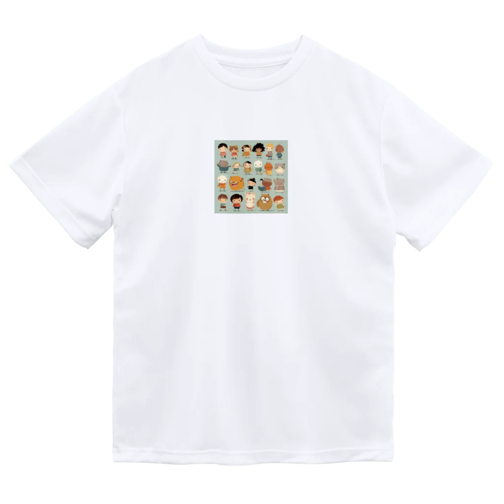 MEGROOVEのほのぼの仲間 Dry T-Shirt