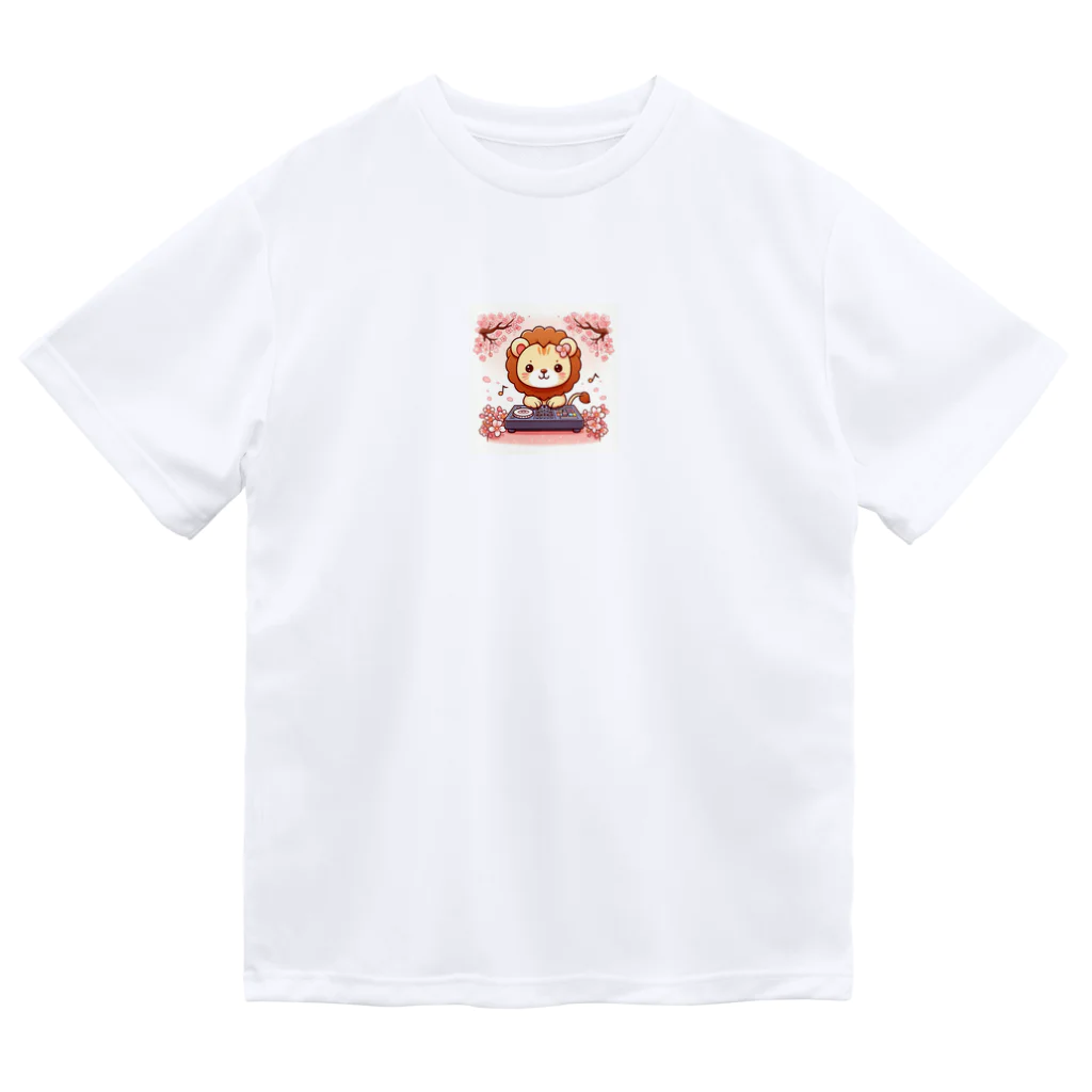 音楽ルー106のライオンDJ ドライTシャツ