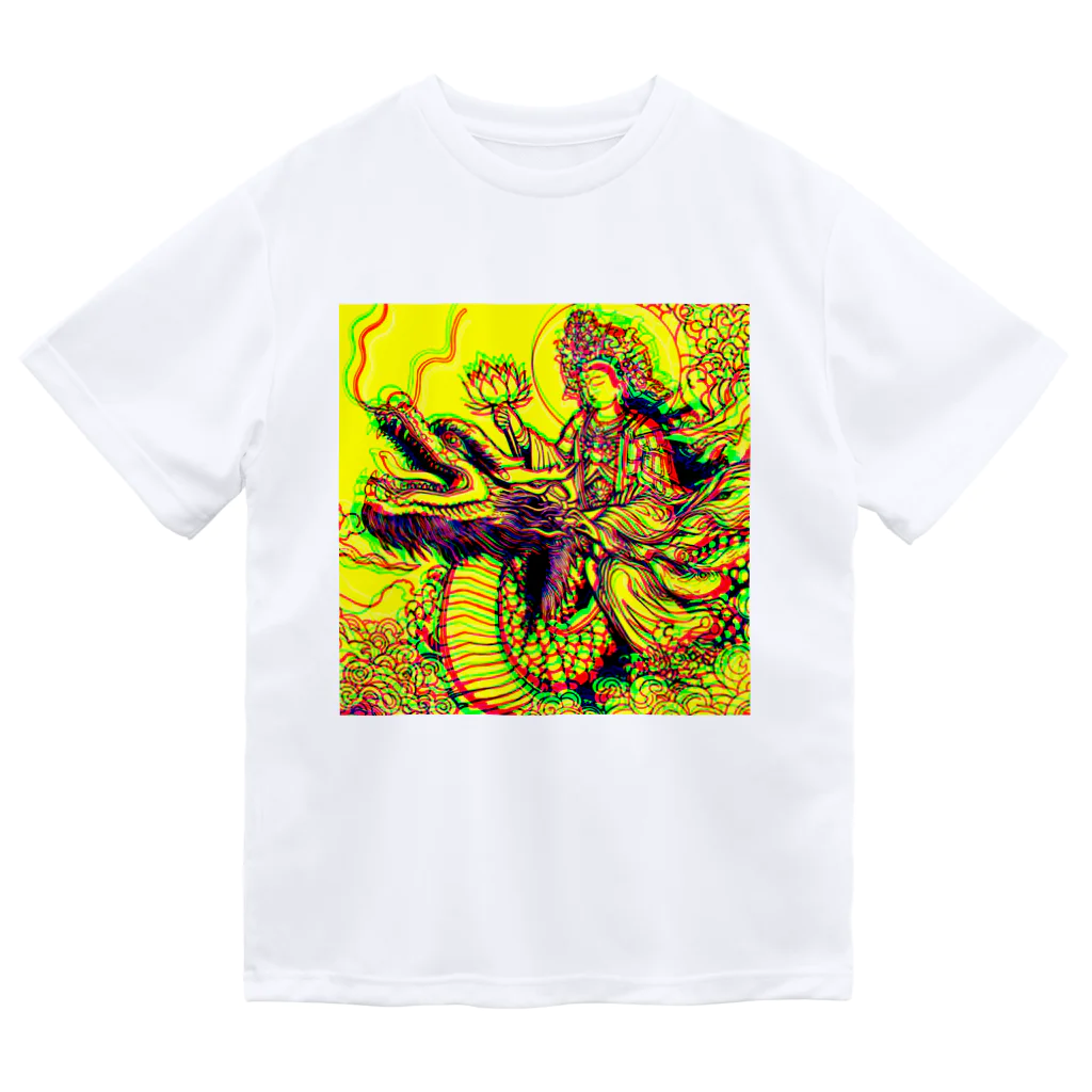 moon_takuanの観世音菩薩と龍「Kanzeon Bodhisattva and dragon」 ドライTシャツ