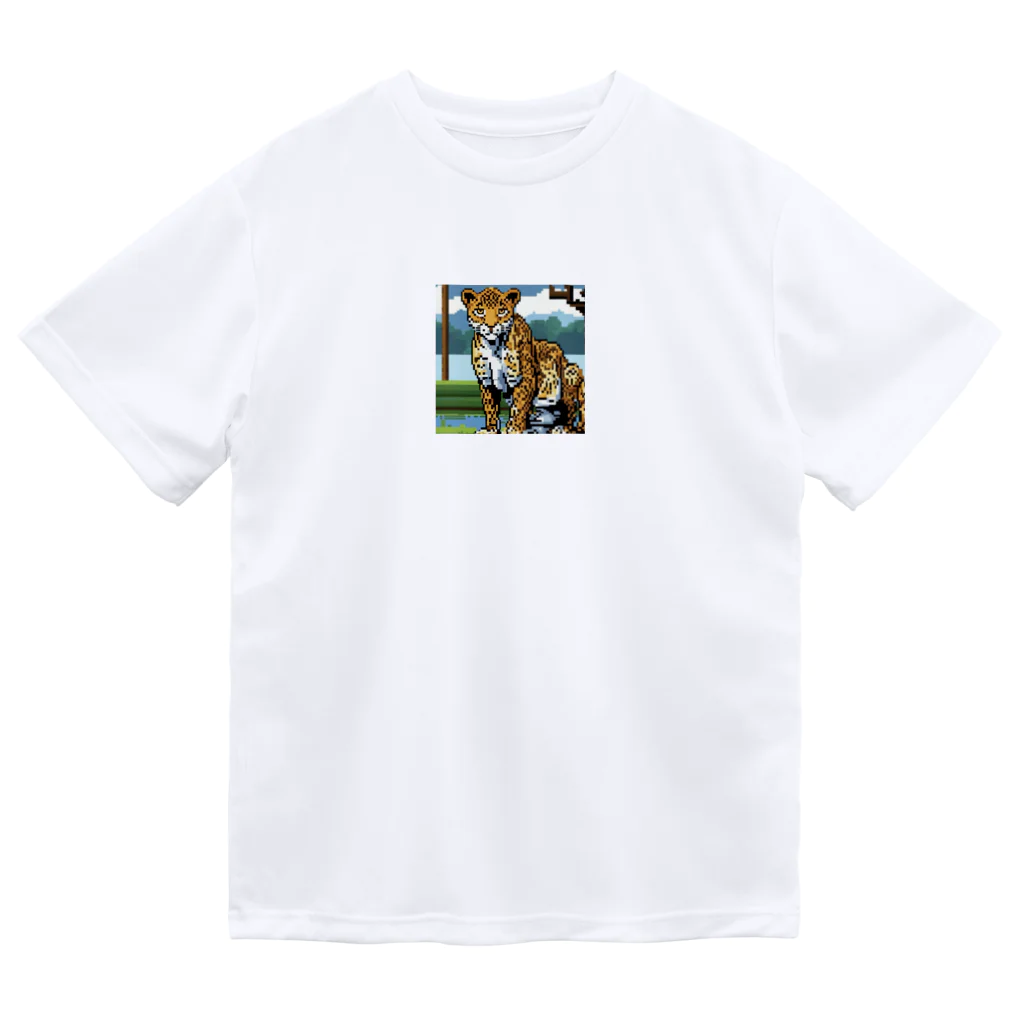 Shougun1のドット絵のヒョウ Dry T-Shirt