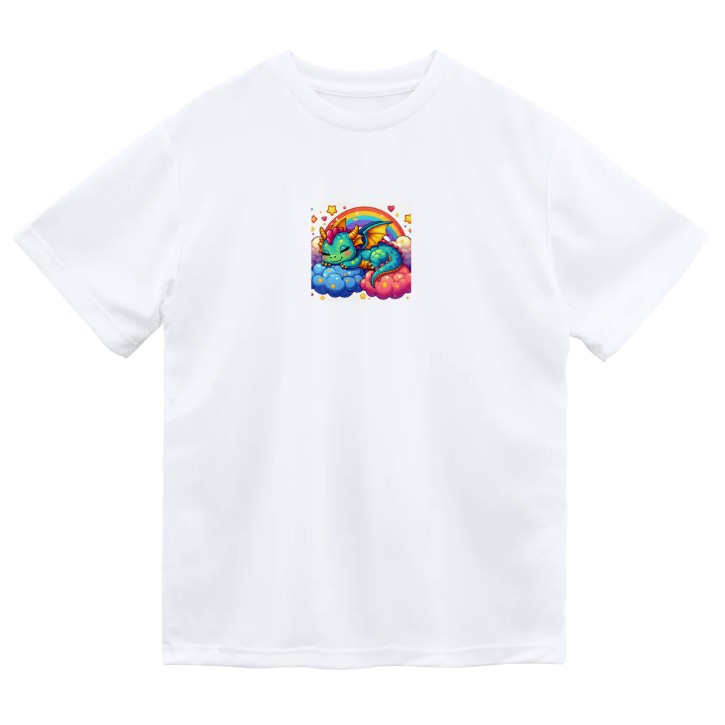 Harmony of Natureの夢見るドラゴン ドライTシャツ