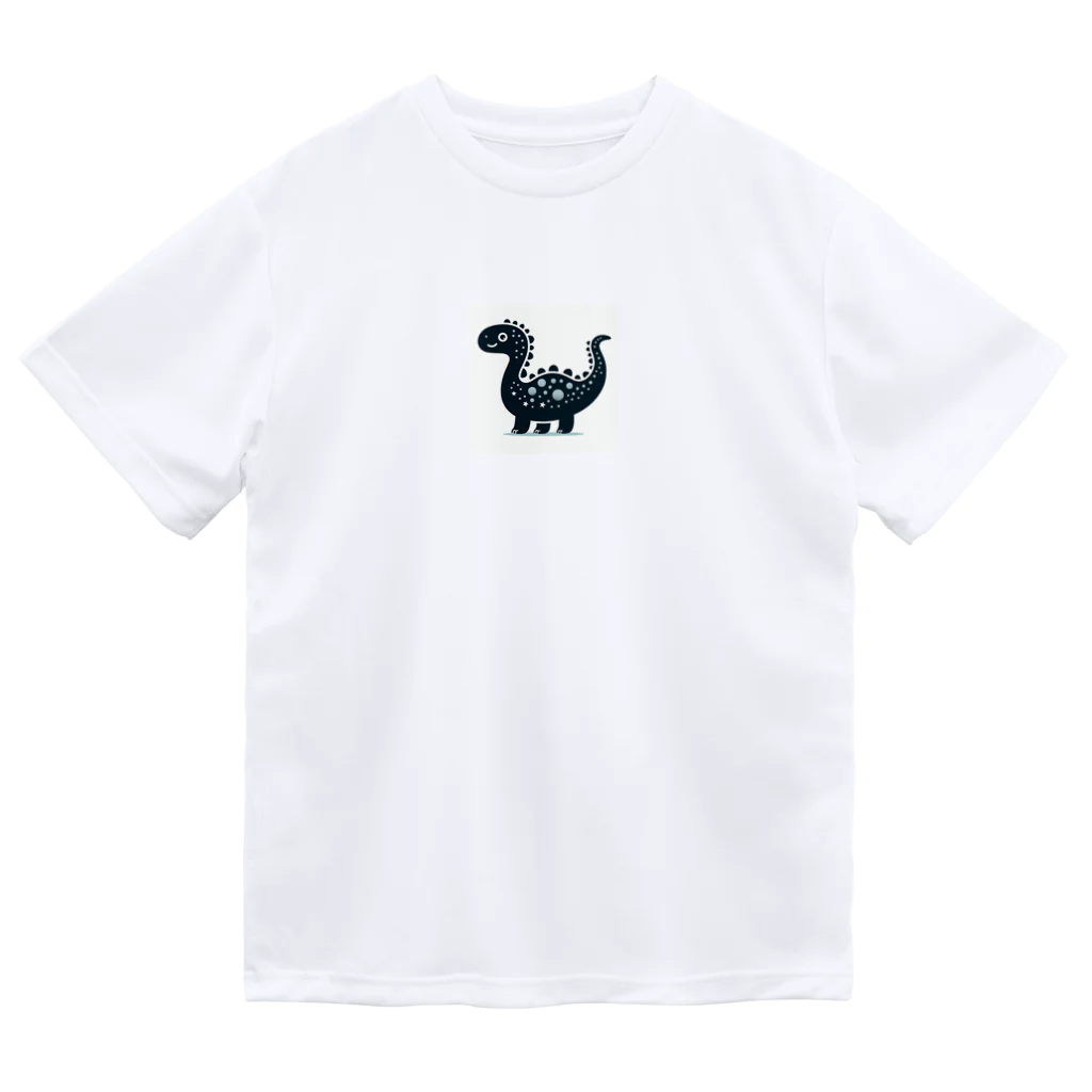 animal-numberの恐竜シルエット ドライTシャツ