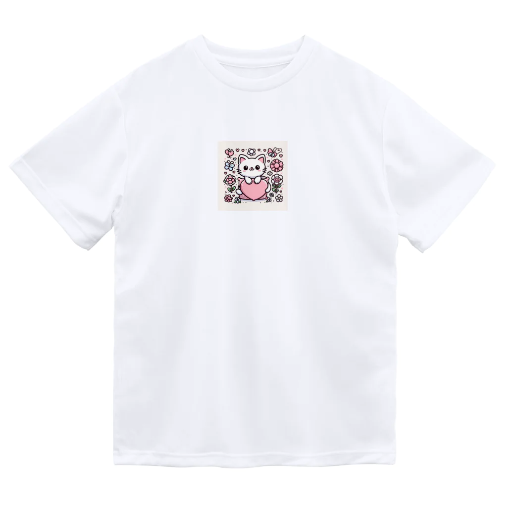 たこ焼きの猫スタンプ ドライTシャツ
