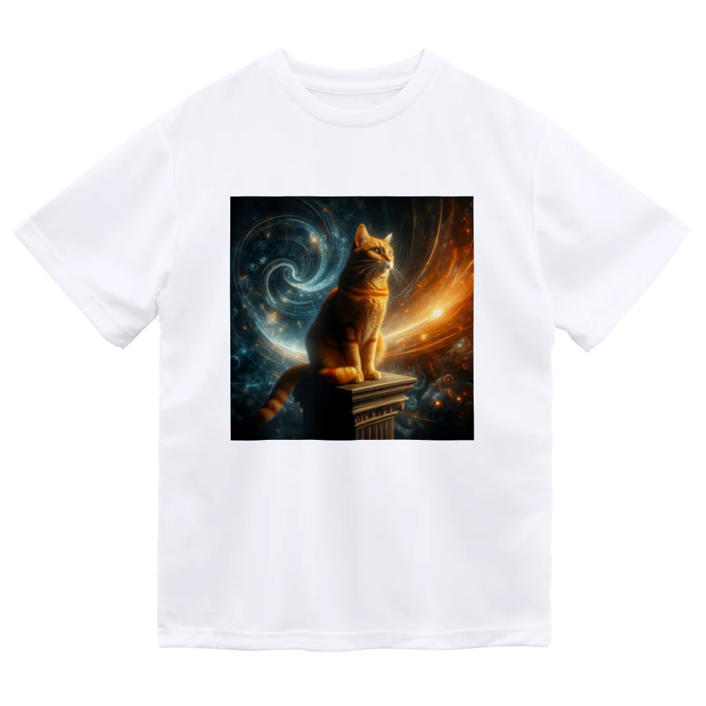 yos-1292583のねこニコばん Dry T-Shirt