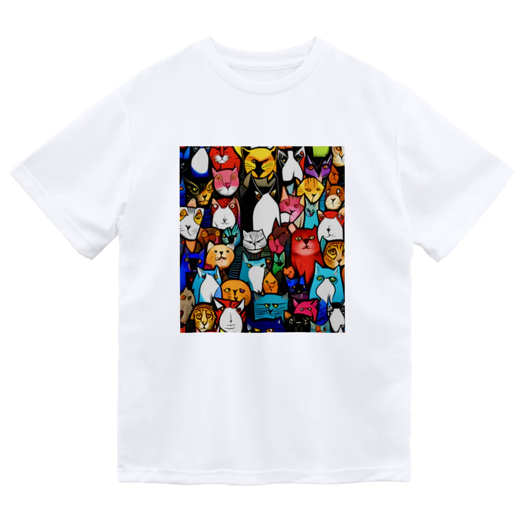 PAC (ポップアートキャット）のPAC (ポップアートキャット) ドライTシャツ