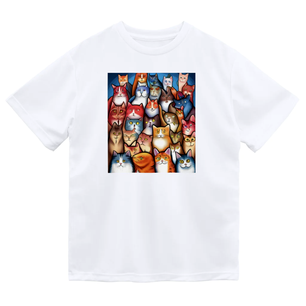 PAC (ポップアートキャット）のPAC (ポップアートキャット) ドライTシャツ