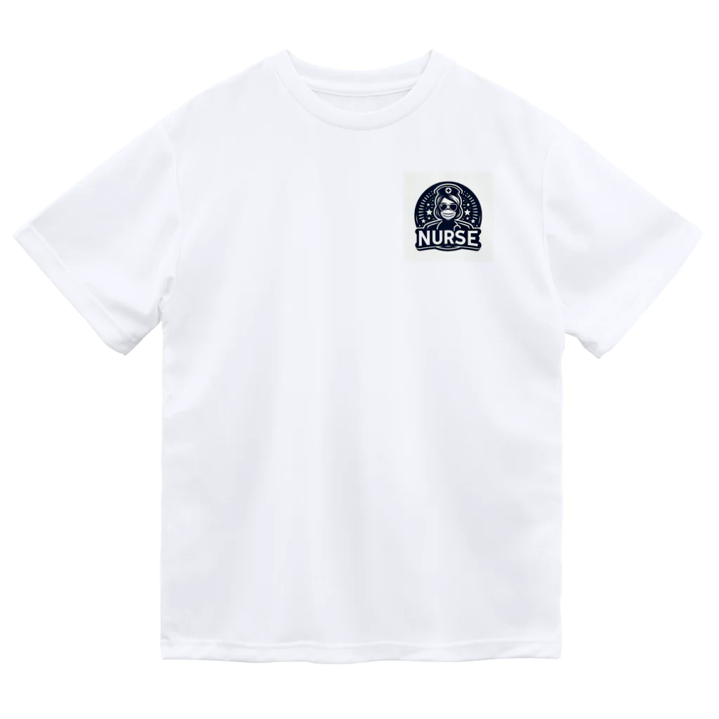 RainboWhaleのナースロゴ Dry T-Shirt