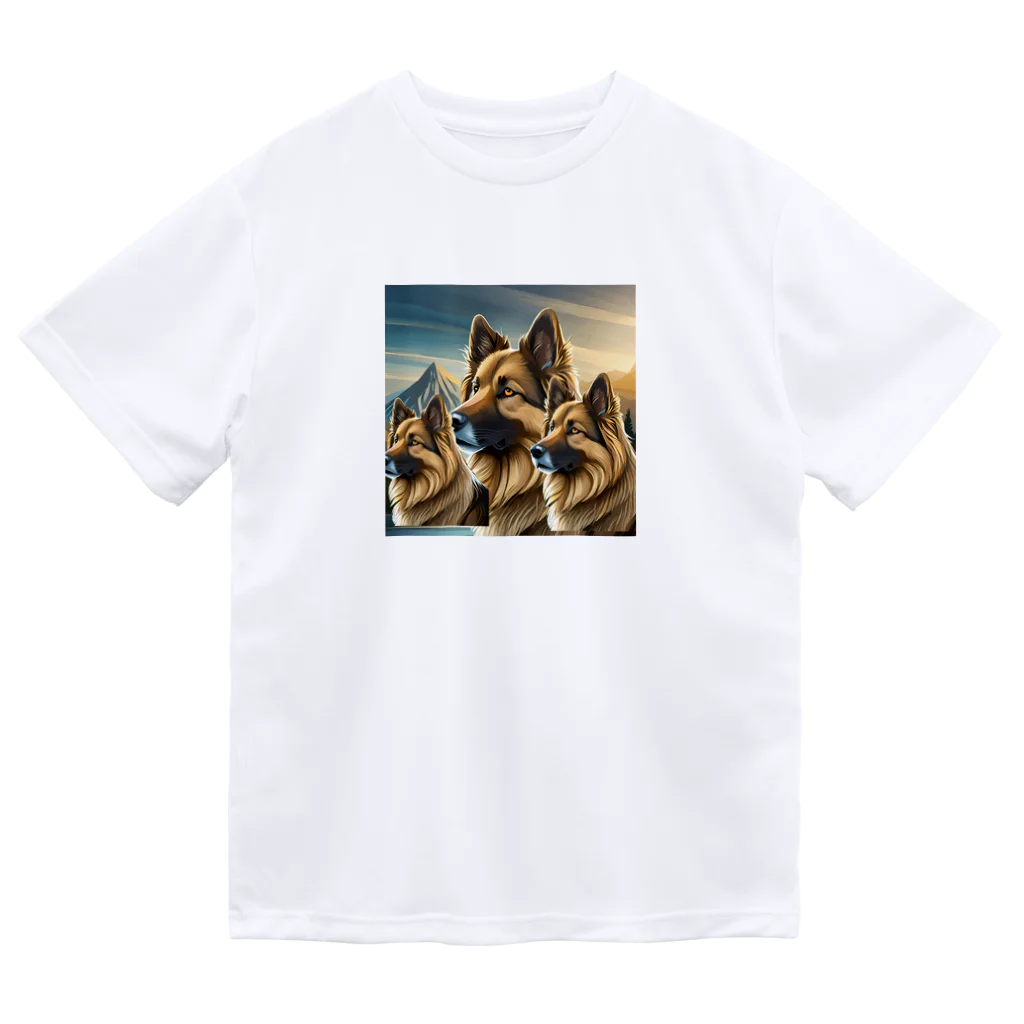 DREAMHOUSEのジャーマンシェパード Dry T-Shirt